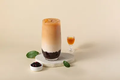 紅豆紫米奶茶